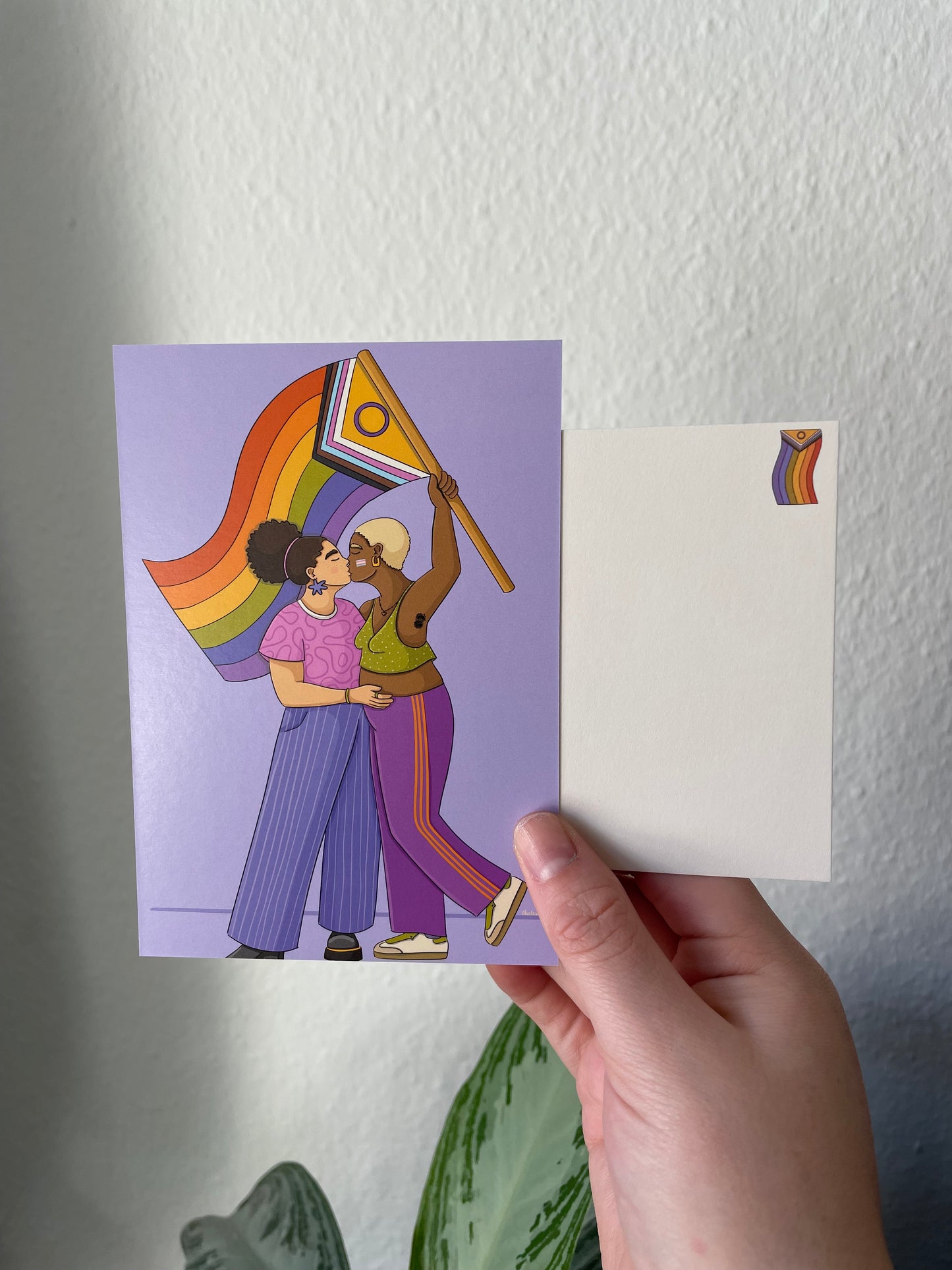 Postkarte „Queer Love"