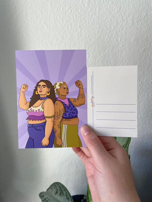 Postkarte "Bodies don’t need approval"