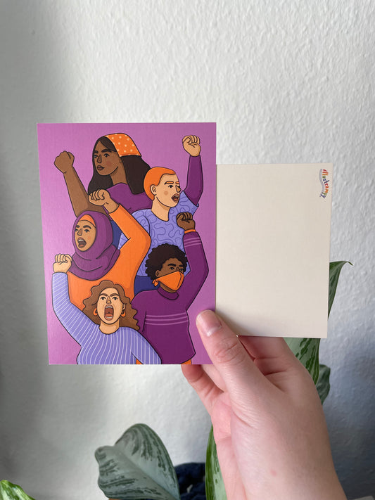 Postkarte „Gemeinsam Stärker"