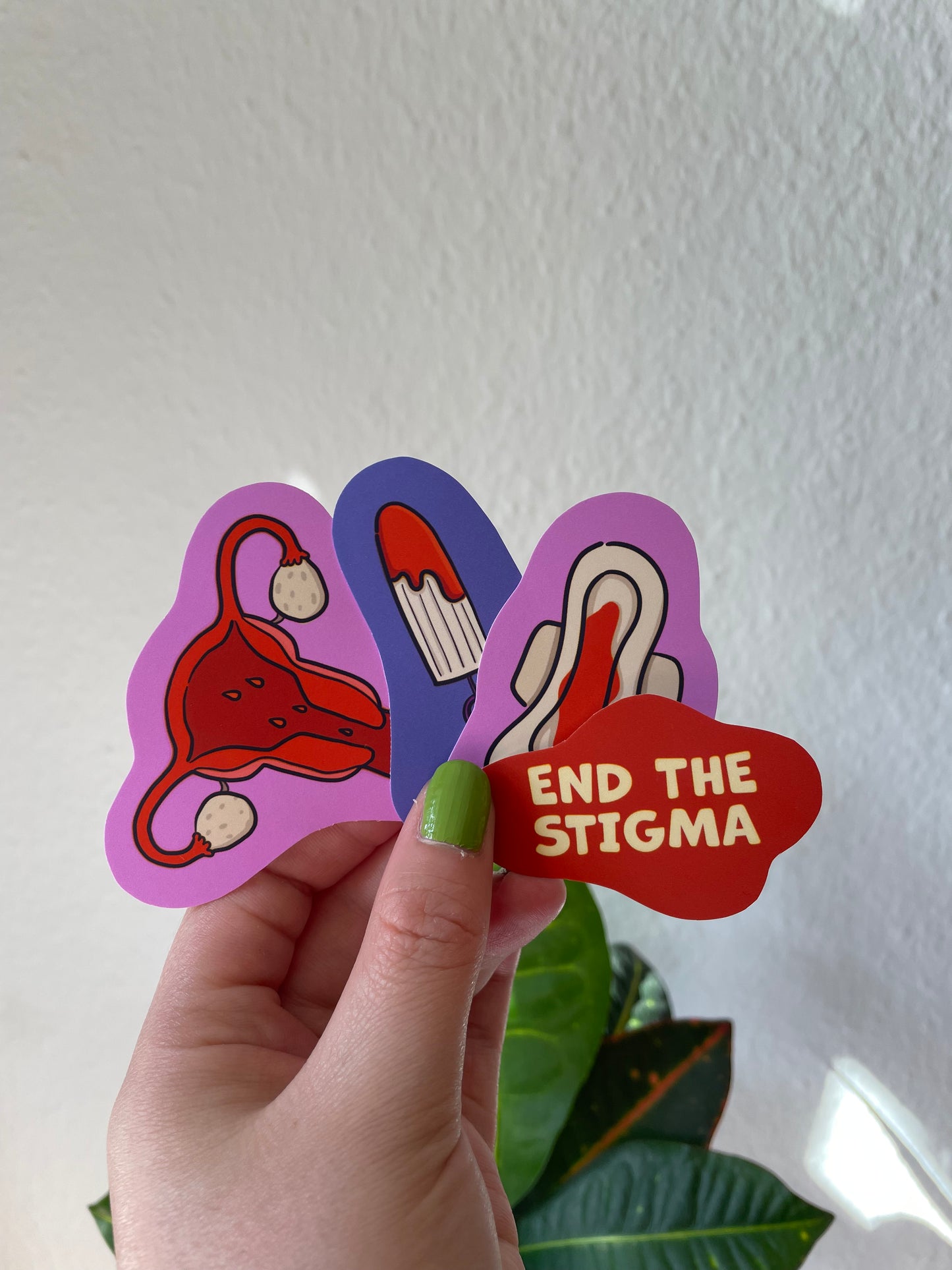 Sticker Set „Normalize Menstruation“ (9 Sticker)