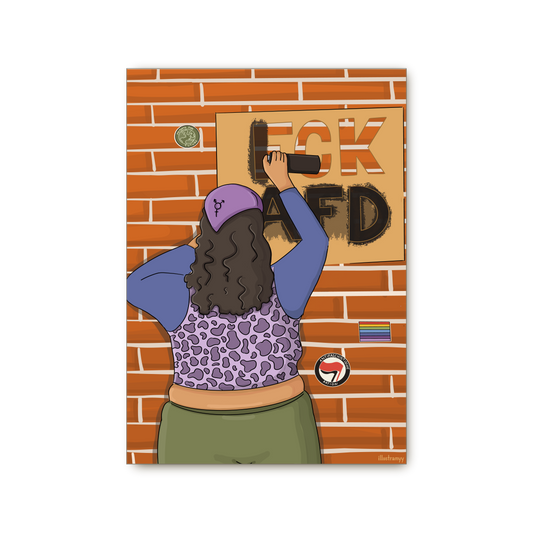 Poster  „FCK AFD"
