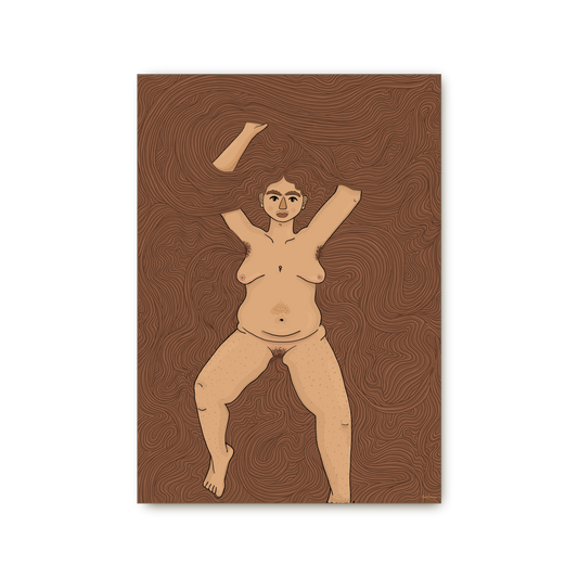 Poster  „Hairy Queen"