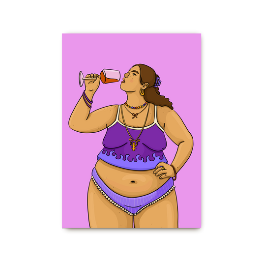 Poster  „I Don’t Owe You a Flat Stomach“