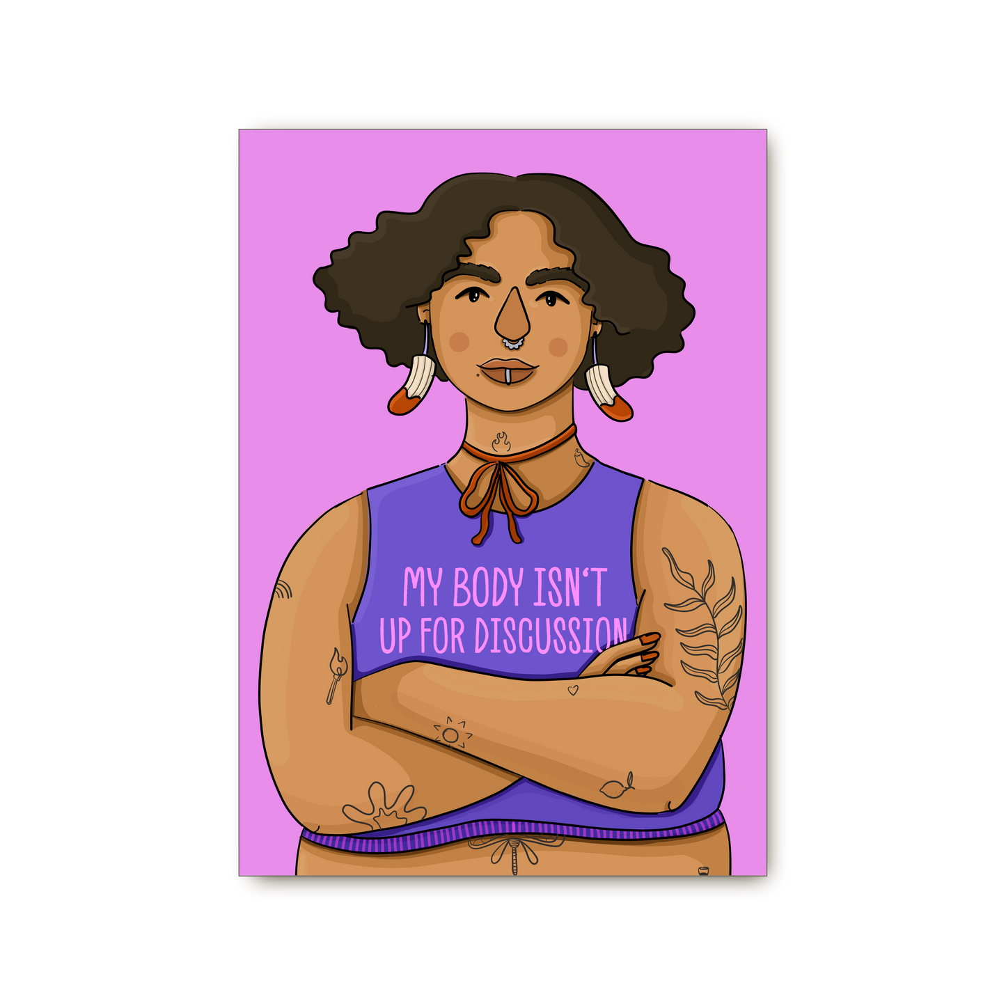 Poster  „My Body Isn’t Up for Discussion"