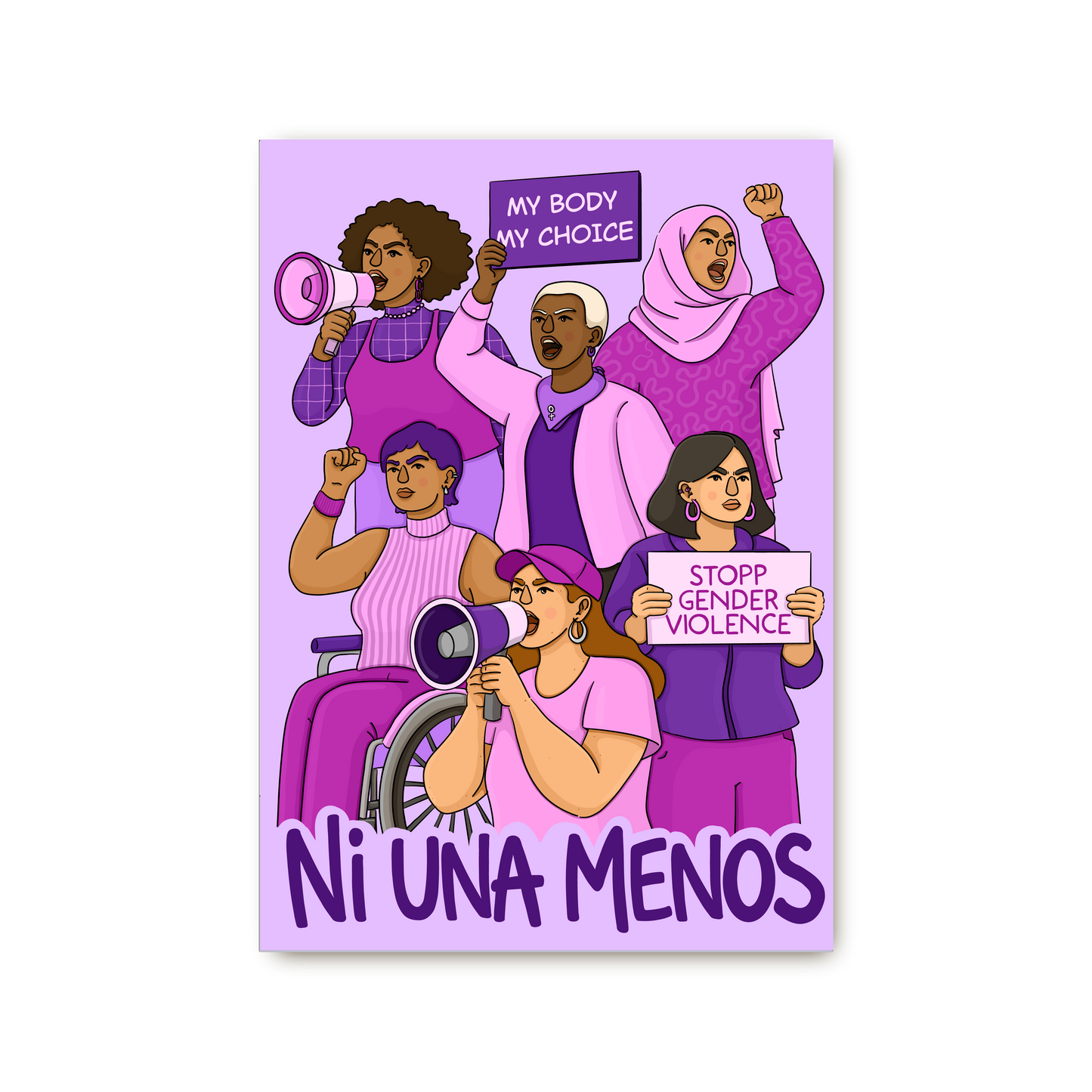 Poster  „Ni una menos"
