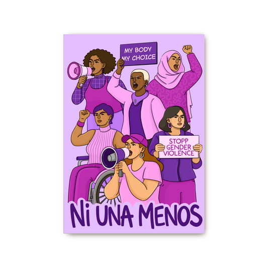 Poster  „Ni una menos"