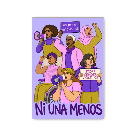 Poster  „Ni una menos"