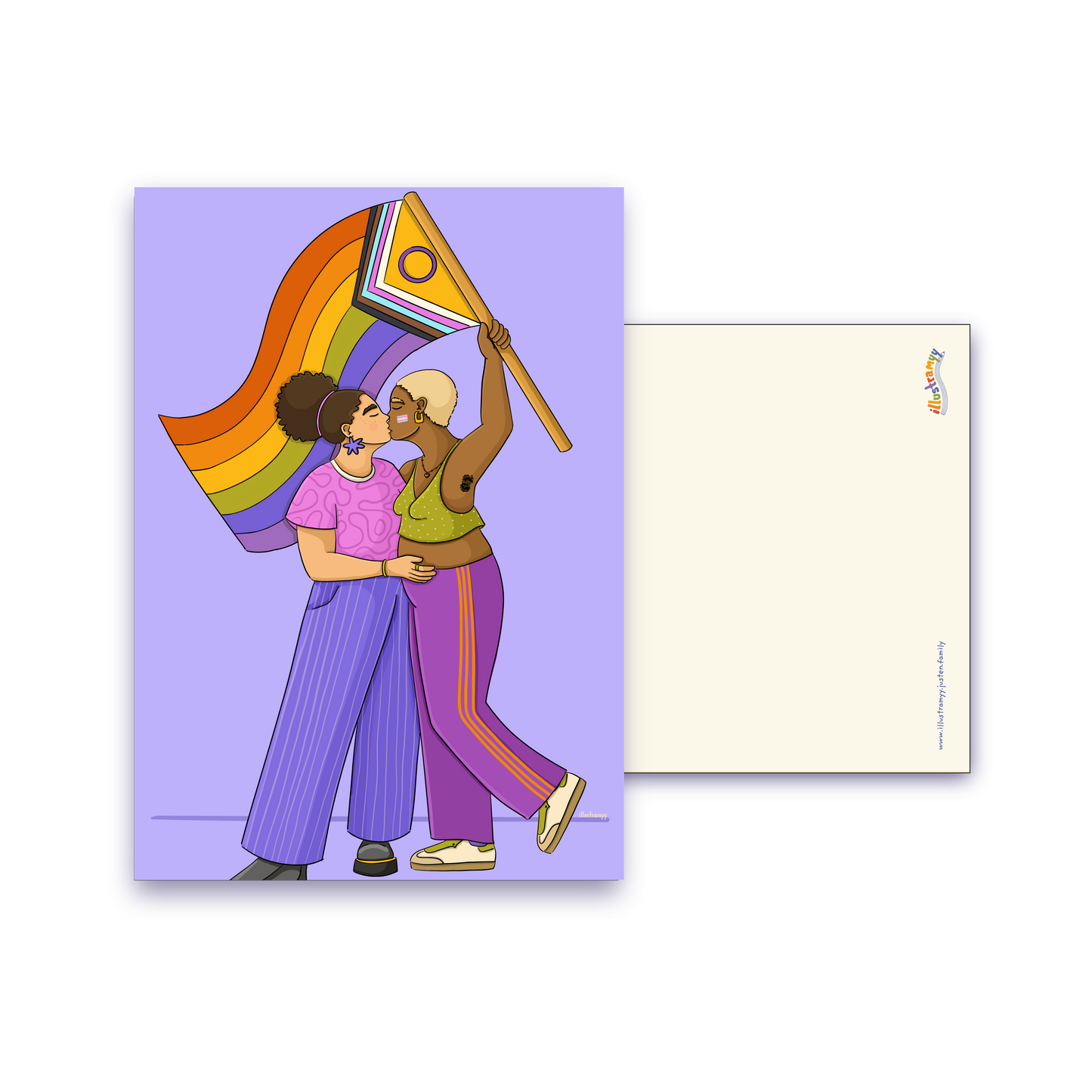 Postkarte „Queer Love"