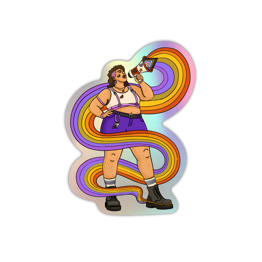 Sticker „Louder Than Hate"