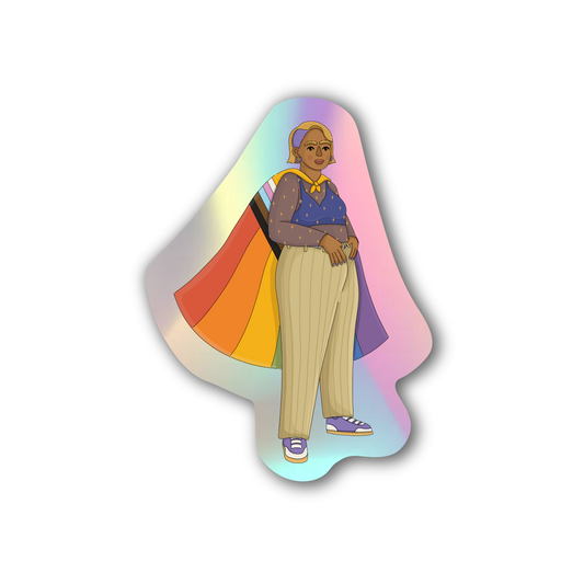 Sticker „Queer Hero“