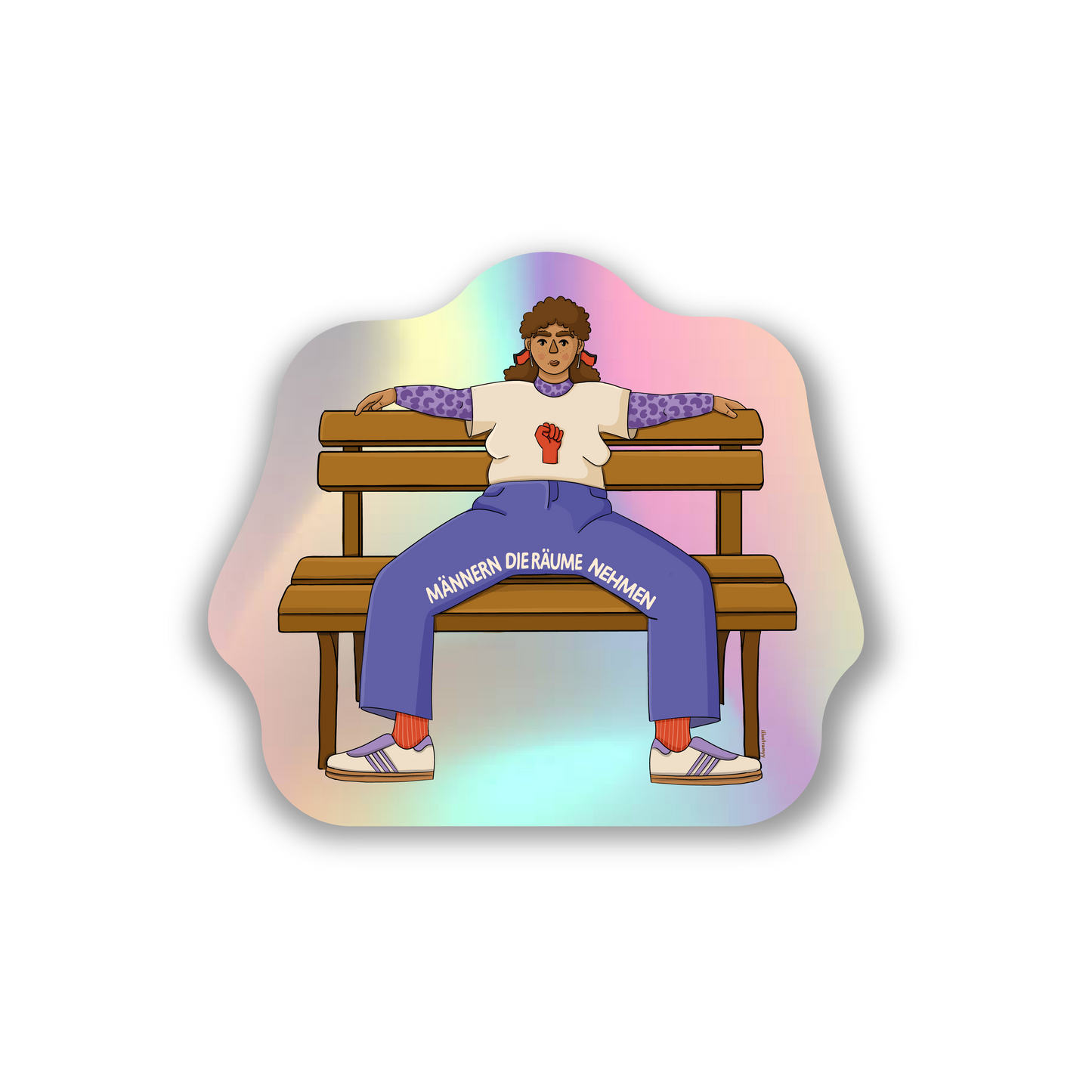Sticker „Womenspreading“