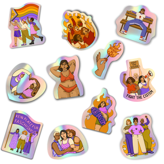 Feministische Sticker Wundertüte